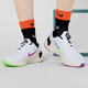 
Nike (NIKE) men's shoes summer new QUEST 4 training fitness shoes low top breathable casual shoes running shoes FJ1048-100 white purple red blue yellow 44.5