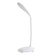 Jingruihe rechargeable desk lamp usb plug-in folding touch dimming bedside charging led desk lamp night light student learning children's desk reading straight plug-in electric desk lamp plug-in/battery dual-use + three-speed dimming (battery self-contained)