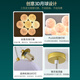 大观园（DGY）月球泡泡灯客厅吊灯温馨卧室书房餐厅吊灯卡通星球灯中山灯具O001 9734金色13头-三色-彩球12cm小球