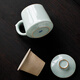 Tangfeng Li Guilian Ruyao office cup can grow open piece with filter tea cup tea water separation personal cup gift box