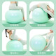 PROIRON anti-slip yoga ball for pregnant women, midwifery, fitness, Pilates, texture, balance, explosion-proof, thickening, sensory training, hibiscus purple, diameter 65cm