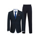 Heilan House (HLA) suit men's spring and autumn new flat lapel imitation wool suit elastic waist clothes men's suit jacket Navy 56 175B /96B (48B) recommended 69~75kg