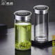 Sino glass cup single-layer thickened water cup for men's home portable Sino tea cup large capacity cup 6191-Upgrade Bear-410ml [portable type