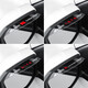Maimed rain eyebrow rearview mirror rain-proof eyebrow shield reflector rain-proof artifact car reversing mirror rain shield car mirror water guard CHINA pair