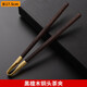 Jinge ebony solid wood tea clips, Kung Fu tea sets, tea ceremony spare parts, family tea cup clips, tweezers, cup washing tea clips, rosewood copper head tea clips