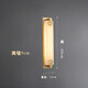 Tong Deng Hui new Chinese style all-copper outdoor waterproof wall lamp natural marble door on both sides of the courtyard villa garden lamp long wall lamp outdoor wall lamp copper color-Fu 60cm