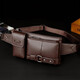 Tianzhuan MUGAR walking bag fashionable chest bag waist bag men's multi-functional large-capacity mobile phone bag crossbody shoulder HB008 brown large size