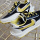 Nike (Nike) Herren- und Frauenschuhe Sacai X Vaporwaffle Drei-Parteien-Joint Dekonstruktion Sport und lässige Laufschuhe DJ4877-001 Grau, Schwarz und Gelb 38