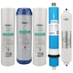 Minea Wasserreiniger Filterelement MRO1683A/D-100G101A-5/101-5/204-5MRU1583a-50g PP Baumwolle 4 Stücke