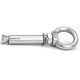 Hesdig JG-664 304 stainless steel lifting ring expansion screw universal hook ring popping bolt with ring hook (seamless) M12*150 Beijing warehouse flash delivery