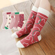 Six-fingered mouse autumn and winter trendy socks ins six-fingered mouse children's socks girls thick cotton socks mid-length baby girl cartoon spring and autumn