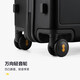 Horizon n ° 8 (niveau8) Suitcase Men and Women Motword Motword Motwor Student Boarding Case de 20 pouces Traveller Series Classic PC Universal Wheel Trolley Black