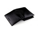 Xitong leather business card holder business card bag for men and women to put 30-50 pieces of top layer cowhide storage box simple business card bag soft leather bag black (window style)
