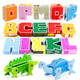 BEIJI BAINGESK DIGITAL DIGITAL STRANDATORATION TRANSWORDATION KING KING KING ALPHANUMEREISCHER BUCH Block Kombination Mecha Roboter Boy Geschenk 6-12 Jahre Brief Transformation Roboter (26 Buchstaben)