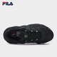 FILA Croissant Shoes Retro Sports Shoes Men's Winter Casual Shoes Dad Shoes Black-IB 42.5