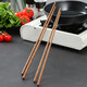 Zhang Xiaoquan wooden chopsticks 42cm long hot pot chopsticks for home restaurants fried chopsticks chicken wings wooden chopsticks 2 pairs