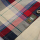 
JP autumn men's plaid long-sleeved shirt casual shirt 1592 red M (110Jin[Jin equals 0.5 kg]-125Jin[Jin equals 0.5 kg])