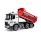 
Shengxiong extra large remote control four-wheel drive mixer truck engineering model cement concrete truck children's toy truck boy car 601A-extra large remote control dump truck two sets of original batteries-can play for about 40 minutes