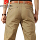 Pierre Cardin Khaki Long Hosen Work-Fit Gerade losen Geschäftslöser Casual Hosen Herren Sommer Großgröße Frühling und Herbst Dünne Baumwolle 1656 Royal Blue Blue Spring und Herbst Dick 34 (Taillenumfang 2 Fuß 6)