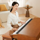Betsy B371 electric lifting electric piano 88 key heavy hammer household beginner solid wood drawer electronic piano B371 heavy hammer key - wood color + lift rack + score stand