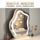 Baifeiden Schlafzimmer Cloud Intelligent Make-up Spiegel HD Desktop LED Light Spiegel Spiegel Tisch Spiegel Eitelkeitsspiegel aufladen mit hellweißer Marmorbasis [Plug-in-Modell]