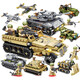 Kompatibel mit Lego Car Tank Toy Mecha Mecha Special Police Children's kleine Partikel Bausteine Jungen versammelten Geburtstagsgeschenke Iron Empire Tank Alliance 43 Stile