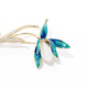Qlady Magnolia Pearl Brooch Высококачественная женская темпераментная темпераментная шарф шарф кнопка аксессуаров День учителя День Учителя Мама Подарок на день рождения