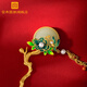 Gong Dian's Chinese-style step-shaping hairpin and field jade 925 silver gold-plated hairpin with tassels are high-end hairpins for family members. Buyao Dielianhua
