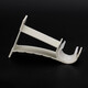 Xinfeiyu top-mounted side-mounted single-rod curtain rod Roman rod accessories bracket seat base shelf bracket rod bracket hook accessories standard milky white double bracket