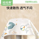 Mom Fruit (org.mama) Le septum d'urine bébé peut être lavé un matelas d'urine imperméable et respirant pour matelas pour bébé nouveau-né petite taille Mattress menstruelle Tante tapis 2 packs [30 * 40cm] petit dinosaure + zoo