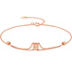 Saturday Fuhong 18K gold temperament small waist K gold bracelet for women C0711828 16+3cm birthday gift