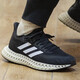 Adidas Casual Chores Chaussures pour hommes Nouvelles chaussures de sport 4D Princes d'amortisseur et chaussures de course respirantes GX9249 GX9249 Couleur en noir et blanc correspondant 40