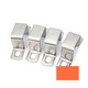 Deer color 304 stainless steel square card square card square tube buckle horse riding clamp ohm right angle bracket clamp U-shaped tube card card 40*20 square tube