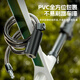 Rock Brothers Cable Lock Bicycle Lock Ring Lock Anti-theft Mountain Road Bike Electric Vehicle Portable Cycling Lock Home Black