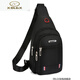 
Small backpack for men and women's breast bag trendy shoulder bag crossbody bag crossbody bag solid color shoulder bag 9905-1 gray small