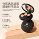 Carslan Night Cat Concealer Three-color Concealer Plate Face Covering Spots Acne Slash Tears Slots Dark Eyes Birthday Gift Women 3 Color Concealer + Fingertip Puff