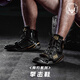 LARA STAR0014 bone blade series boxing shoes mouth brother same style Sanda fighting training shoes professional wrestling shoes for men black gold 44