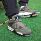 耐克（NIKE）男鞋 Air Jordan 4 AJ4 乔4 中帮 大学蓝 运动鞋休闲复古篮球鞋 FB9928-200/FB9927-200 军绿色 36.5 GS