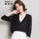 Mufansha small knitted cardigan thin shawl short ice silk outer wear women's summer coat with suspender blouse white 2626L