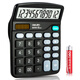 
Deli Desktop Office Calculator Small financial dedicated 12-bit large screen desktop computer Office stationery supplies [Dual power supply] 837ES
