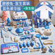 集思儿童玩具医生玩具套装女孩4-6岁女儿生日礼物5-8过家家打针医疗箱 豪华礼盒54件套带医生服+娃娃