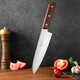 
Deng Jiadao Forging Home 7 chrome stainless steel kitchen knife Hongguibao solid wood knife handle Multi-purpose knife Sande knife JB-751D