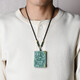 Un colgante de Jade Jade Guanyin de mil años, colgante de Jade Guanyin Bodhisattva Jade de un hombre, una variedad de opciones [estilo 1] QZA753F