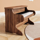 
RICZAC German wooden piano children's electronic piano beginner girls baby babies toddler boy music toy gift walnut color [wooden piano + music score sticker]