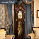 Hermle Clocks Hermle Clock Floor Clock Solid Wood Living Room Stand Clock Classic Atmospheric Creative Mechanical Clock Retro Table Clock MF009-031171