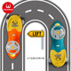 
Howawa Twist Car Baby Toy Sliding Universal Wheel Children's Car Sliding Car 1-3-6 Years Old Niu Niu Sliding Car Bobby Green