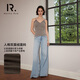 Henny Rue Suspender Damen-Spitzengürtel-Brustkissen Frauenweste doppelseitige pelzige Herbst und Winter warm warm schlanker Pass.