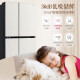 
LG 655-liter double door refrigerator double door air-cooled frost-free energy-saving frequency conversion multi-dimensional air curtain clean and fresh, anti-fingerprint tempered glass door ultra-thin large capacity household [Shop selection recommendation] White S652GTW16B