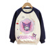G.Duckkids kleine gelbe Duck Kuromi Kleidung Mädchen Sweatshirt Pailletten Farbwechseln Sie die Top mittelgroßer Kinder Herbst und Winter von Kindern und Fleece Basishemd Pink Frühling und Herbst 110 Größen 4 ~ 5 Jahre [100-110 cm]