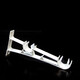 Xinfeiyu top-mounted side-mounted single-rod curtain rod Roman rod accessories bracket seat base shelf bracket rod bracket hook accessories standard milky white double bracket